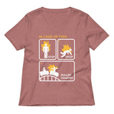 Stop Drop Roller Coaster Women's V-Neck Tee