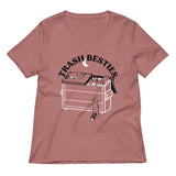 Trash Besties Women's V-Neck Tee