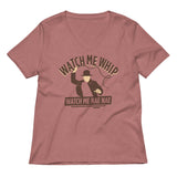 Watch Me Whip Women's V-Neck Tee