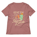 Give'em The Ol' Razzle Dazzle Women's V-Neck Tee