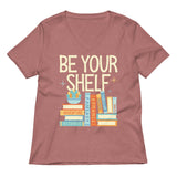 Be Your Shelf Women's V-Neck Tee