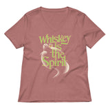 Whiskey Is The Spirit Women's V-Neck Tee