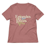 Enemies To Lovers Women's V-Neck Tee