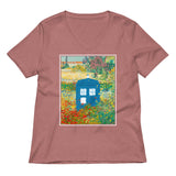 Garden In Bloom Women's V-Neck Tee
