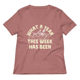 What A Year This Week Has Been Women's V-Neck Tee