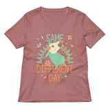 Same Aaaa Different Day Women's V-Neck Tee