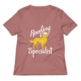 Roofing Specialist Women's V-Neck Tee