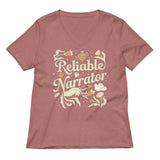 Reliable Narrator Women's V-Neck Tee
