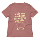 A Hot New Bombshell Has Entered The Villa Women's V-Neck Tee