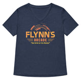 Flynn's Arcade Women's V-Neck Tee