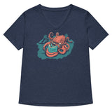 Octonerd Women's V-Neck Tee