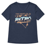 I'm Not Old I'm Retro Women's V-Neck Tee