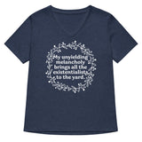 My Unyielding Melancholy Women's V-Neck Tee