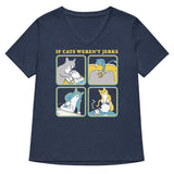If Cats Weren't Jerks Women's V-Neck Tee