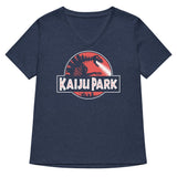 Kaiju Park Women's V-Neck Tee