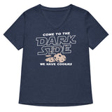 Come To The Dark Side, We Have Cookies Women's V-Neck Tee