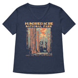 Hundred Acre National Park Women's V-Neck Tee