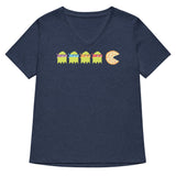 Teenage Mutant Ninja Ghosts Women's V-Neck Tee