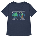 The Classic Blunders Women's V-Neck Tee