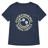 Overthinking Everything Women's V-Neck Tee