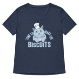 Time To Make The Biscuits Women's V-Neck Tee