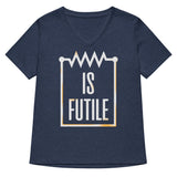 Resistor Is Futile Women's V-Neck Tee