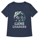 Game Changer Women's V-Neck Tee