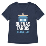 Buenas Tardis Women's V-Neck Tee
