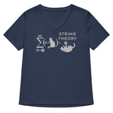 String Theory Women's V-Neck Tee