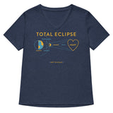 Total Eclipse Of The Heart Women's V-Neck Tee