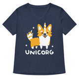 Unicorg Women's V-Neck Tee