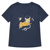 Astrocorg Women's V-Neck Tee
