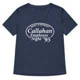 Callahan Employee Night Women's V-Neck Tee