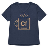 Coffee Element Women's V-Neck Tee