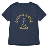 Drop The Base Women's V-Neck Tee