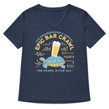 Epic Bar Crawl Women's V-Neck Tee
