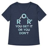 Ether You Get It Or You Don't Women's V-Neck Tee