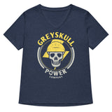 Greyskull Power Company Women's V-Neck Tee