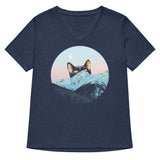 Meowntain Women's V-Neck Tee