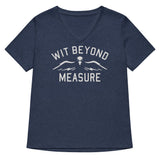 Wit Beyond Measure Women's V-Neck Tee