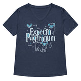 Expecto Pugtronum Women's V-Neck Tee