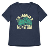 I've Created A Monstera Women's V-Neck Tee