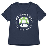 Life Of The Party Women's V-Neck Tee