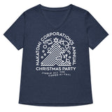Nakatomi Christmas Party Women's V-Neck Tee