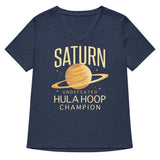 Undefeated Hula Hoop Champion Women's V-Neck Tee