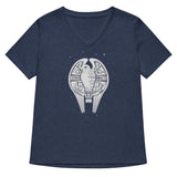 Fastest Falcon In The Universe Women's V-Neck Tee