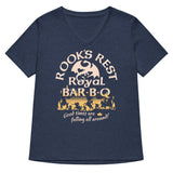 Rook's Rest Royal Bar-B-Q Women's V-Neck Tee