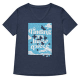 Finding My Inner Piece Women's V-Neck Tee