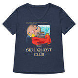 The Side Quest Club Women's V-Neck Tee