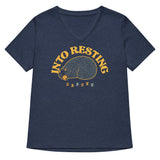 Into Resting Women's V-Neck Tee